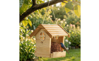 Bird Feeder with Hanging Rope Sturdy Bird House Feeder for Yard, Gardeners