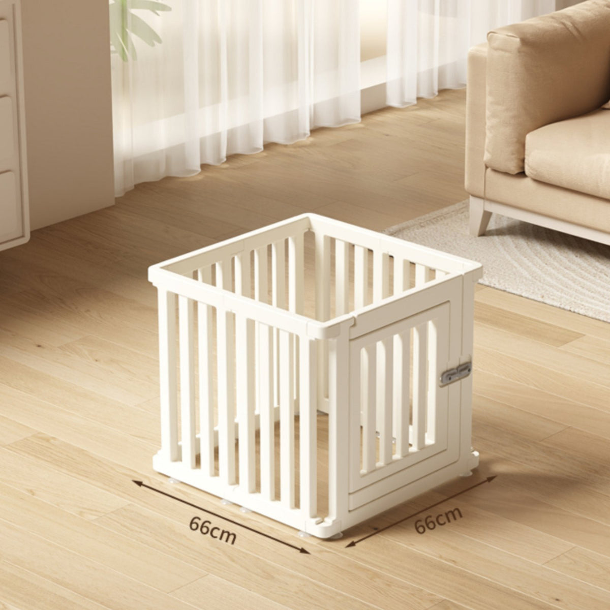 Modular HDPE Indoor Dog Playpen Washable Fence
