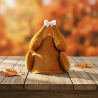 Funny Soft Fabric Turkey Hat Festive Thanksgiving Turkey Hat Soft Headwear Comfortable for Adults