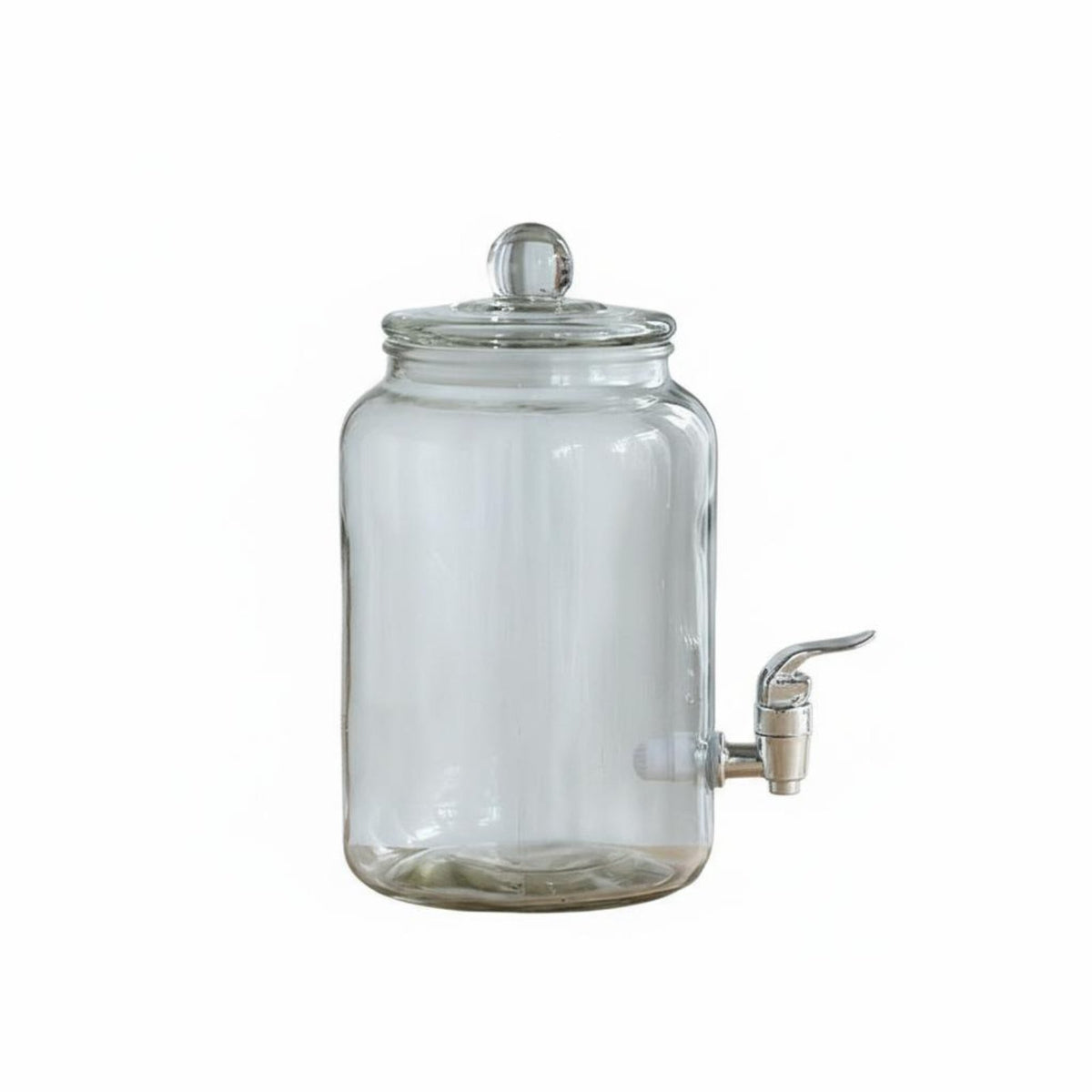 Glass Beverage Dispenser with Spigot Party Drink Dispenser Iced Tea Jar for Commercial Use