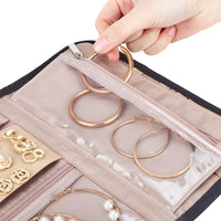 Foldable Jewelry Travel Organizer Pouch