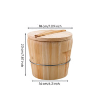 Steamed Rice Container with Lid Traditional Rice Steamer Long-Lasting