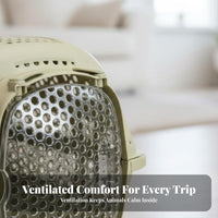Travel Pet Crate Lightweight Ventilated Transport Box Sturdy for Cat Owners