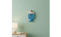 Ice Cream Wall Clock Colorful Ice Lolly Clock Noiseless Mechanism Home Decor