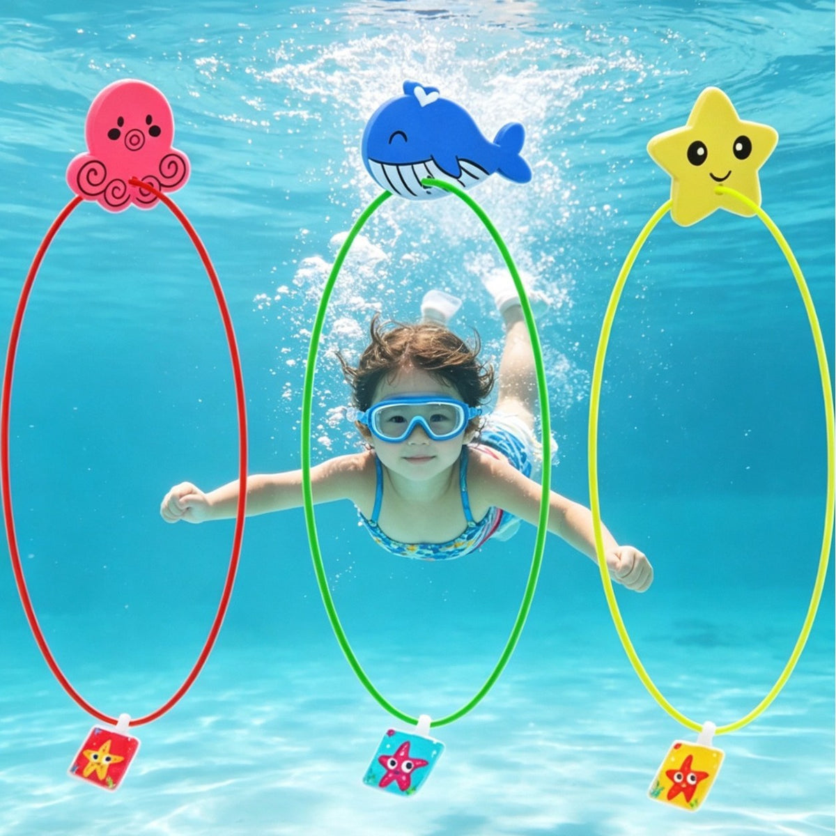 Pool Diving Rings Toy for Swimming Training