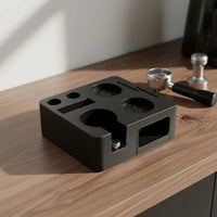 Espresso Pressing Station Multi-Functional Coffee Tamper Stand Universal 51/58mm Espresso Expert Tool Organizer for Baristas
