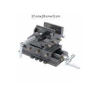 Cross Slide Vise Adjustable Workshop Tool Wide Jaw Opening for Professionals