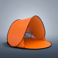 Beach Tent with Carrying Bag Compact Spring-up Beachside Tent Easy Setup Sun Cover for Beachgoers, Fishing