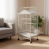 Large Parrot Aviary Enclosure Heavy Duty Pet Housing Slide-out Tray for Indoor