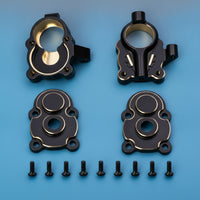Front Axle Weights Black Electroplated Brass Weights with Screws Brass Wheel Weight Precision Machined RC Car Parts Bolt-On
