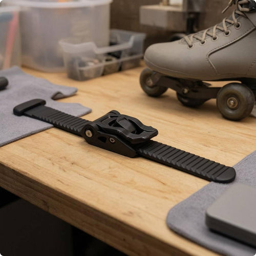 Roller Skate Buckle Strap Assembly Toothed Roller Skate Buckle Strap