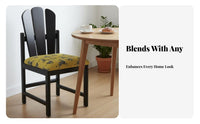 Peacock Chair French Vintage design Dining Room Furniture Padded Seat Armless Design for Homeowners, Bedroom, Commercial Spaces