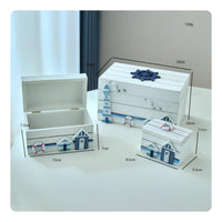 Mediterranean Design Trinket Box Creative Gift for Desktop, Living Room