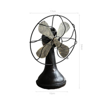 Decorative Fan with Wooden Compact for Desk, Decorators, Collectors