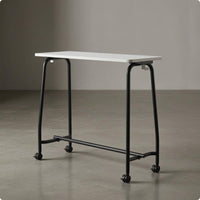 Mobile Training Desk Caster Wheels Rectangular Training Desk Full Rotation Casters Office Furniture for Classroom