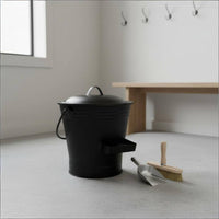3 Pieces Covered Ash Container with Tool Holder Large Capacity for Indoor