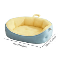 Washable Cat Bed All Season Cuddler Dog Bed Breathable Material for Small Dogs, Cats