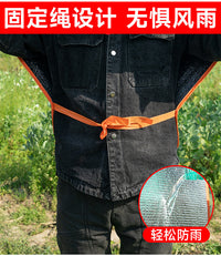 Sun Hat with Cape, Cone Top, Wide Brim, Rainproof