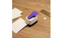Single Hole Punch Compact Lever Crafting Tool Portable Single Hole Perforator for Teachers, Card Making, Home Crafting, Classroom