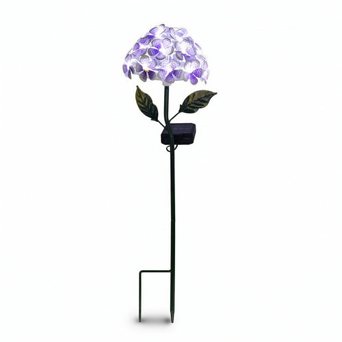 Solar Stake Light with Flower Cluster Foldable for Gardeners