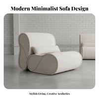 Sectional Block Sofa Minimalist Design Sectional Couch Flexible Combination Designer Inspired for Hotel Lobby