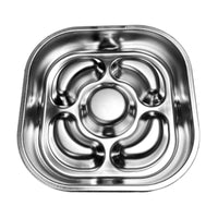 Easy to Clean Slow Feeder Dog Bowl Compartment Design Dog Slow Feeder Bowl