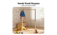youngsters' Clothes Tree Childsuitable Height children's Furniture Floor-Standing