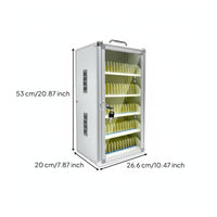Transparent Phone Locker Multi Compartment Mobile Storage Long-Lasting
