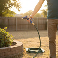 Water Brass Head High Pressure Hose Nozzle Rust Resistant for Yard Cleaning