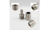 Water Outlet Adapter with Quick Coupling Stainless Steel M22 Hose Connector Quick Connect Adapter Corrosion-Resistant