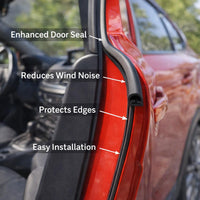 EPDM Rubber Seal Strip with Steel Core, Automotive Door Seal Strip, Car Door Rubber Seal Strip, Wate - Image 3