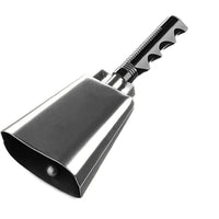 Cowbell Handheld Cowbell with Handle Metal for School Rallies, Sports Fans
