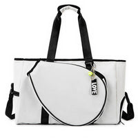 Large Tennis Shoulder Bag Shoe Compartment Tennis Tote Bag Water-Resistant Athletic Gear