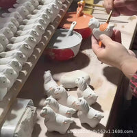 Ceramic Rotating Horse Desk Ornament