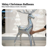 Christmas Tree Balloon Reusable 3D Foil Balloon Tree Star Topper for Home Decor