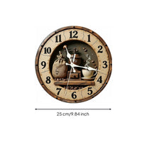 Silent Non-Ticking Clock Battery Operated Home Decor Easy to Read for Bedroom