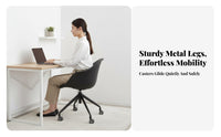 rotate Desk Chair with casters Ergonomic supportrest Office Furniture Padded Seat