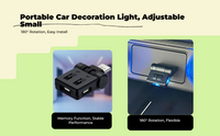8-color LED mini car decor