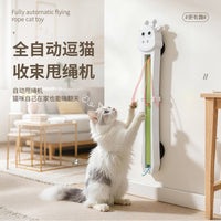 Automatic Cat Teaser Wand with Door Mount