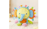 Stuffed Toy with Tabs Soft Stuffed Elephant Toy Floppy for Indoor Play