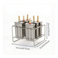 Chilled Dessert Former models with Rack Reusable Ice Lolly models with Kitchen-Approved Grade for Families