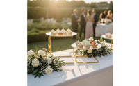 Cake Stand Textured Pastry Stand Transparent Serving Platter for Party Hosts, Weddings, Parties