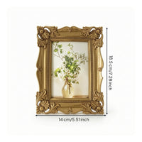 Gold Picture Frame Wall-Mounted Ornate Picture Frame Elegant for Home Decorators