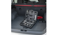 Lug Wrench with Storage Case Compact Tire Wrench Kit Tool Heavy-Duty High Rotational Force for Drivers, Roadside Emergencies