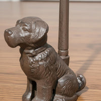 Cast Iron Dog Door Stop Anti-Collision Home Decor Item Ready to Use for Indoor