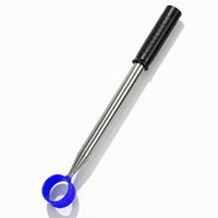 Golf Ball Retriever with Telescopic Rod Long Reach Stainless Steel Golf Ball Retriever Extendable Sturdy for Golfers