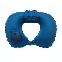 Travel Waist Cushion Washable Inflatable Pillow Lightweight Portable Waist Pillow for Airplane