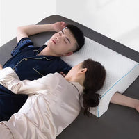 跨境情侣枕头慢回弹长枕头一体不压手麻记忆棉枕睡眠双人记忆枕头