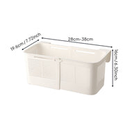 Dorm Bunk Bed Organizer Large Capacity Extendable Bedside Basket for Bedroom