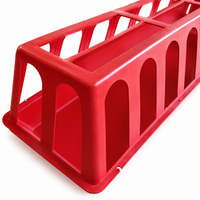 Chicken Feeder For Chicks & Poultry Porous Feeding Tray Durable Polymer Green For Poultry Farms & Gardens